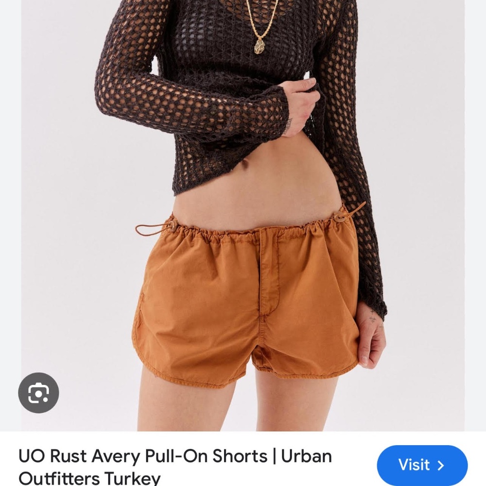 UO Rust Avery Pull-On Shorts